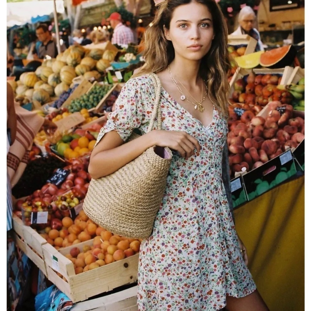 Faithfull the Brand NWT Marianne Mini Dress Bastille Floral Print Dress New 2